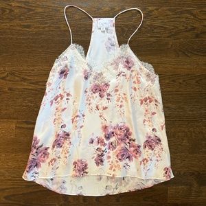 CAMI NYC silk floral top